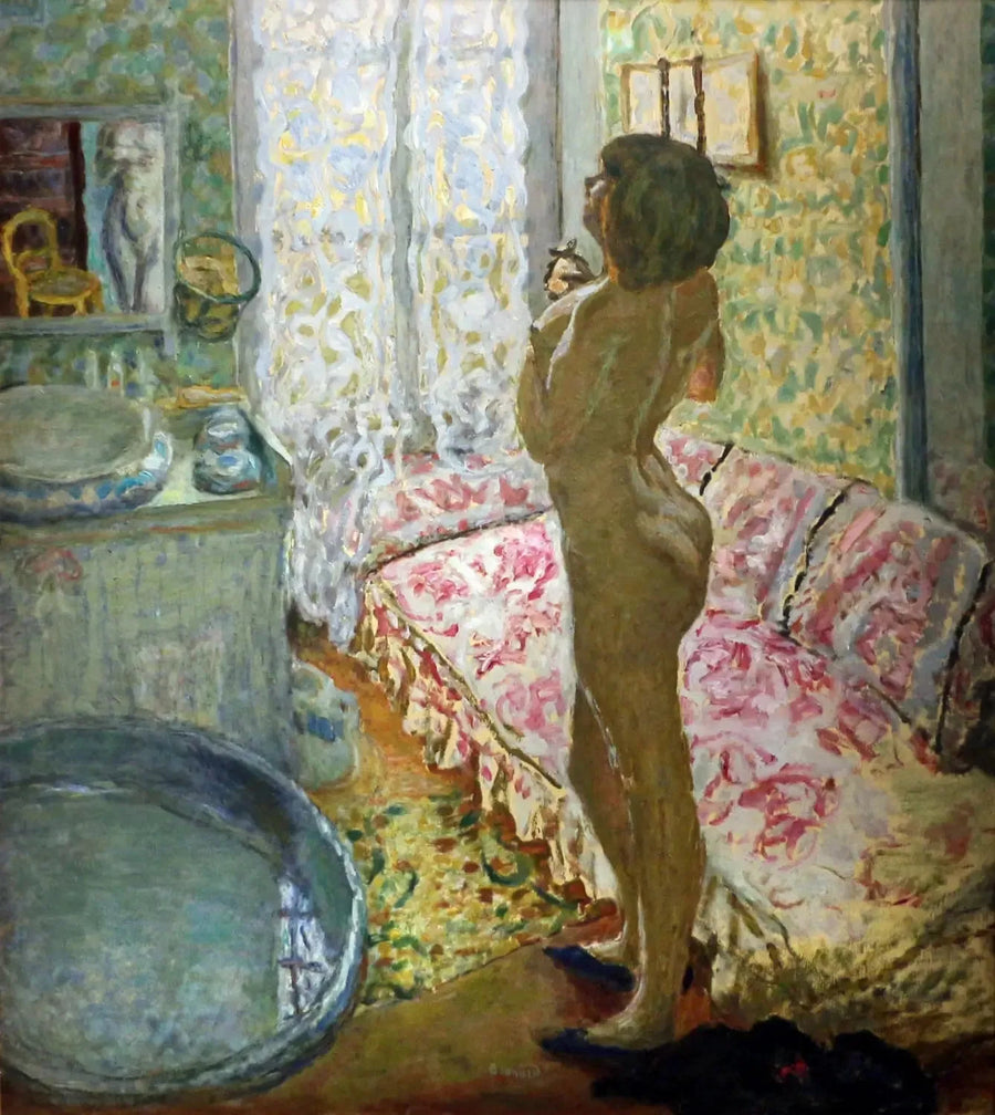 Nu i modlys - Pierre Bonnard