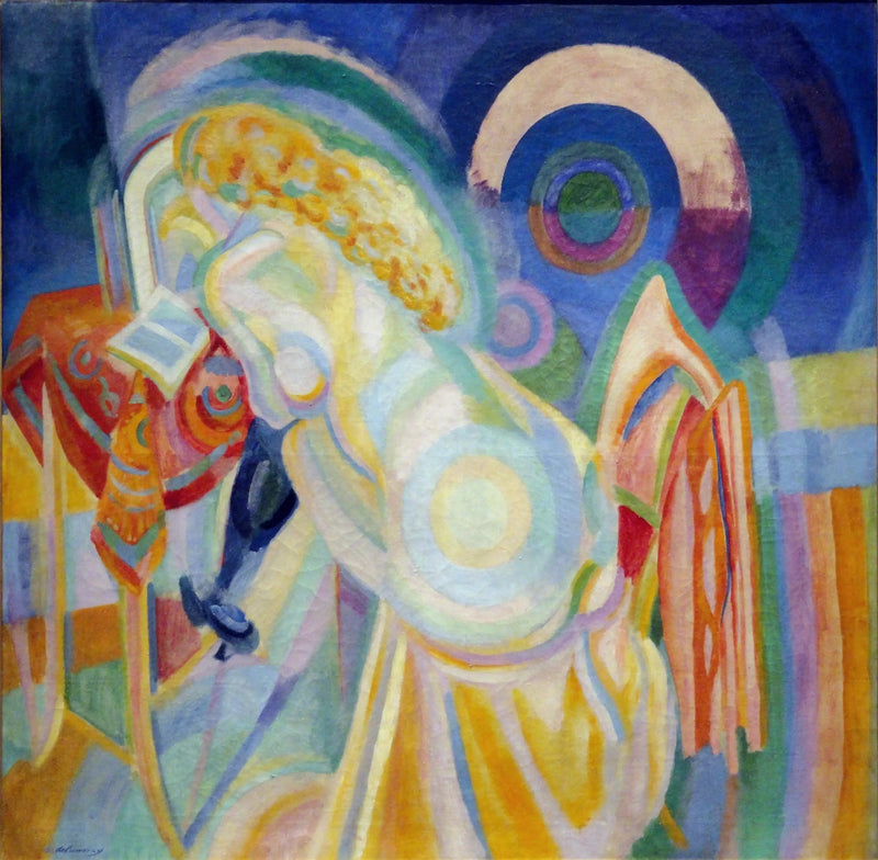 Nu ved toilettet - Robert Delaunay