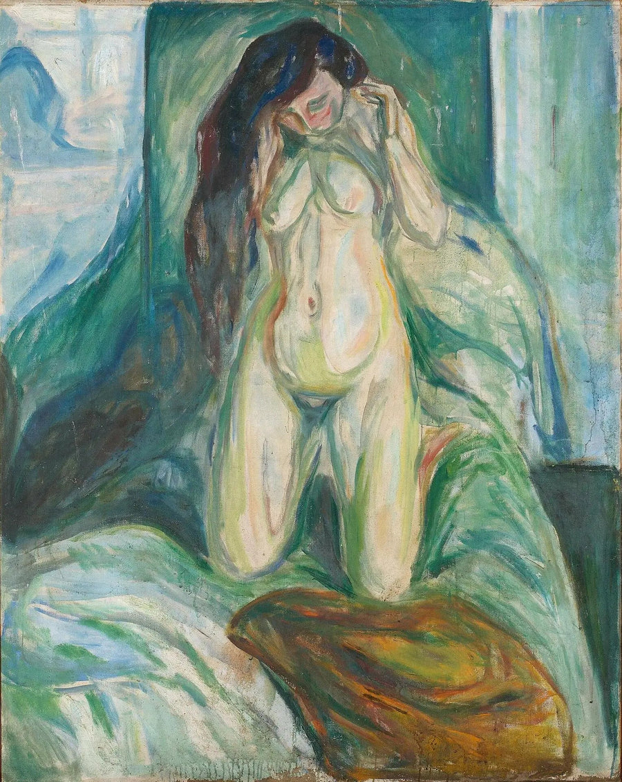 Nu knælet - Edvard Munch