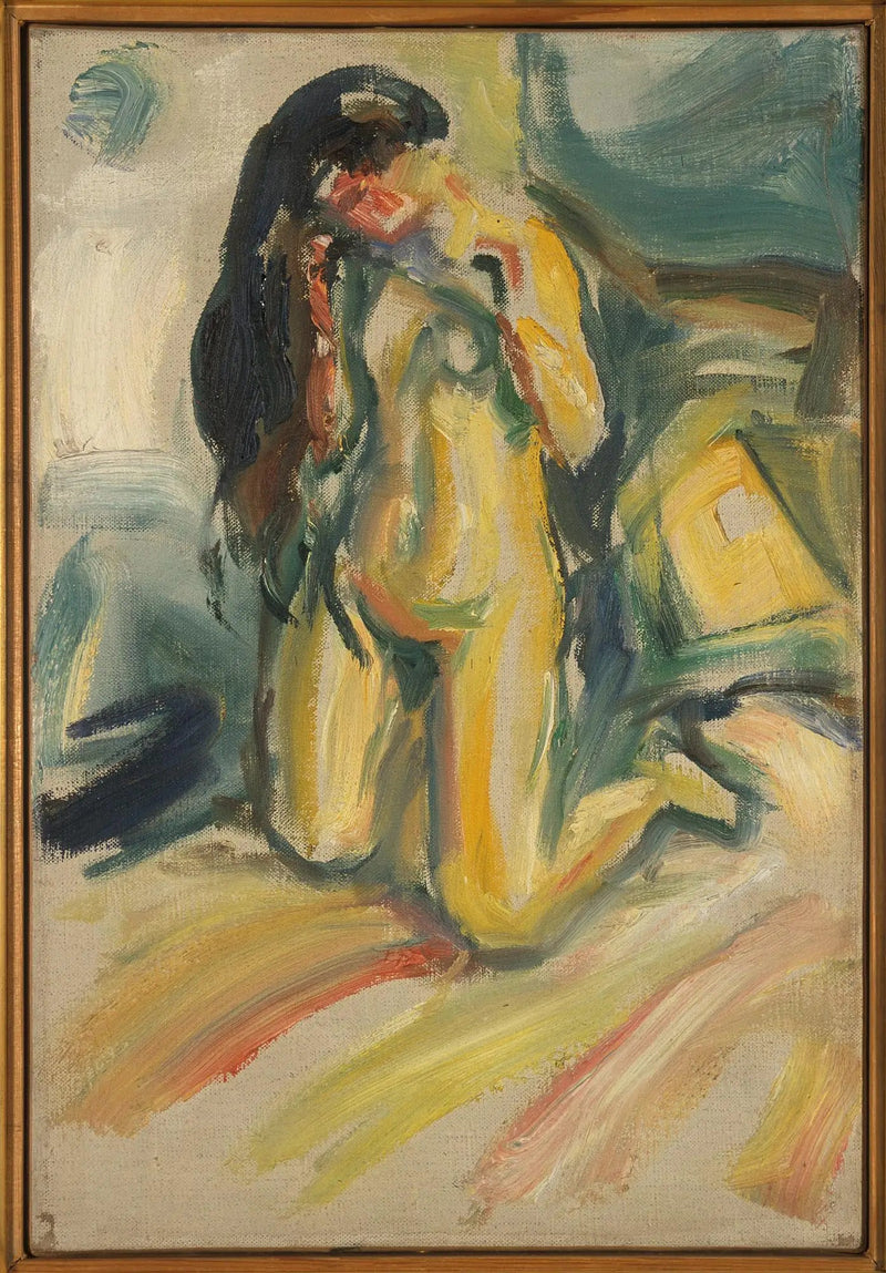 Nu knælet - Edvard Munch