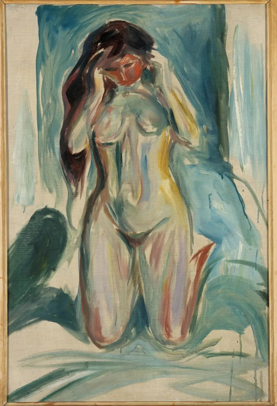 Nu knælet - Edvard Munch