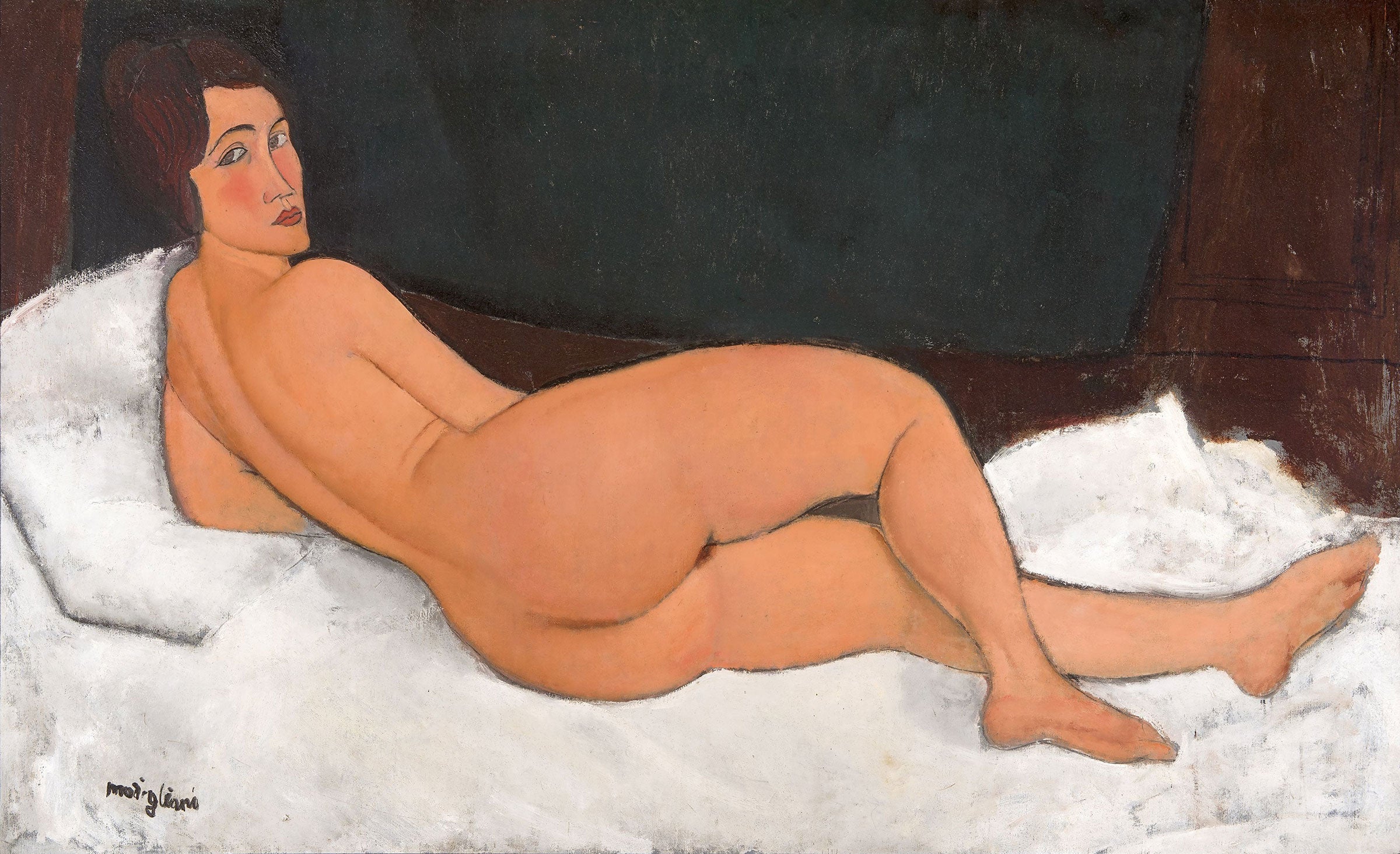 Reproduction du tableau « Nu allongé - Amedeo Modigliani » par Alpha Reproduction en peinture à l’huile