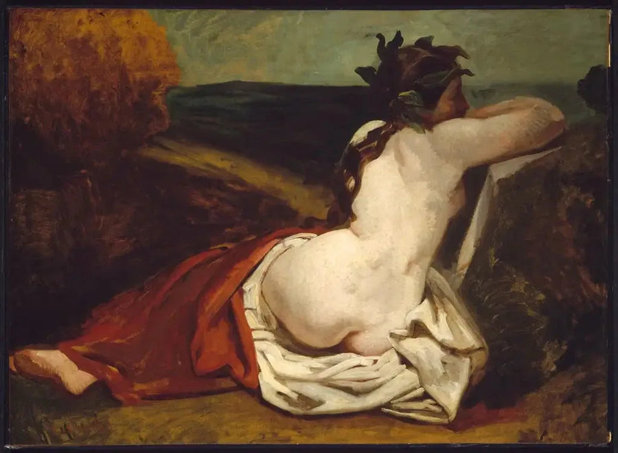 Nu liggende - Gustave Courbet