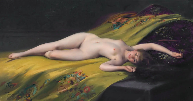 Nu liggende - Luis Ricardo Falero
