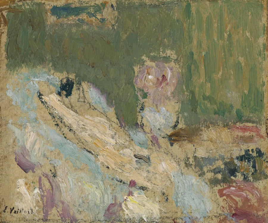 Nu liggende på en sofa - Édouard Vuillard