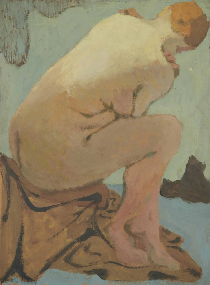 Nu siddende - Édouard Vuillard