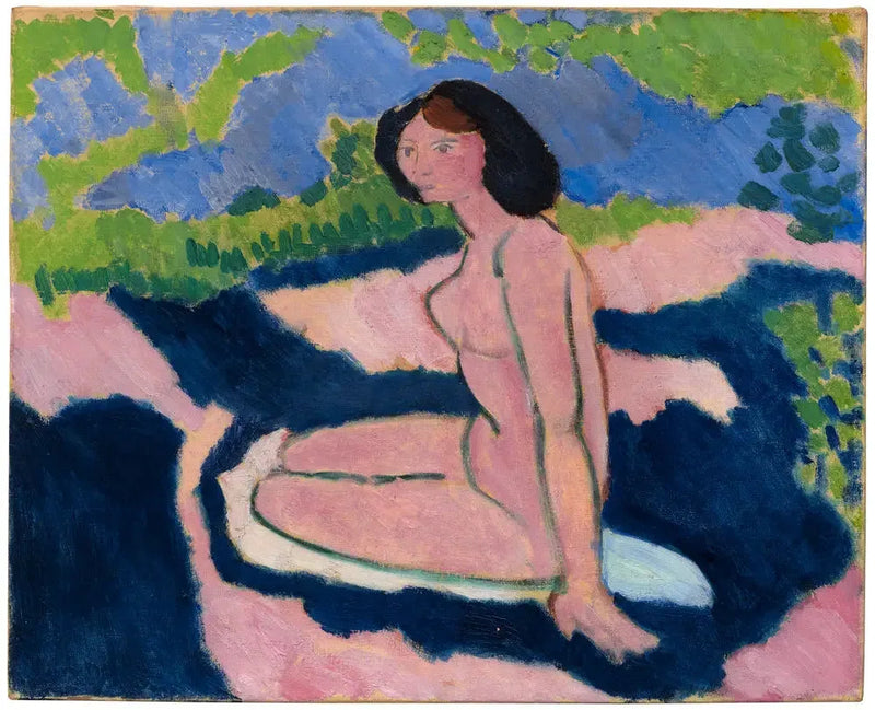 Nu siddende - Henri Matisse