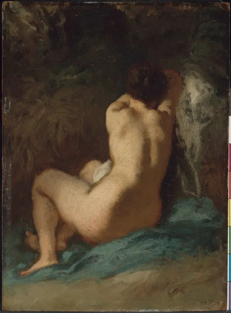 Nu siddende (Les Regrets) - Jean-François Millet