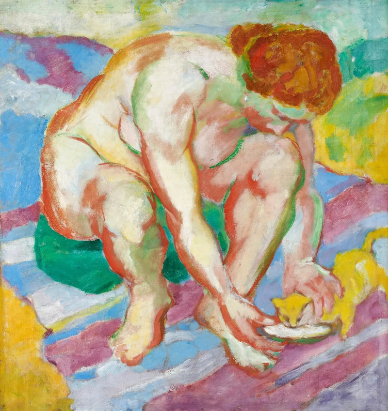 Nu til katten - Franz Marc