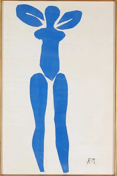 Blå stående nøgen - Henri Matisse