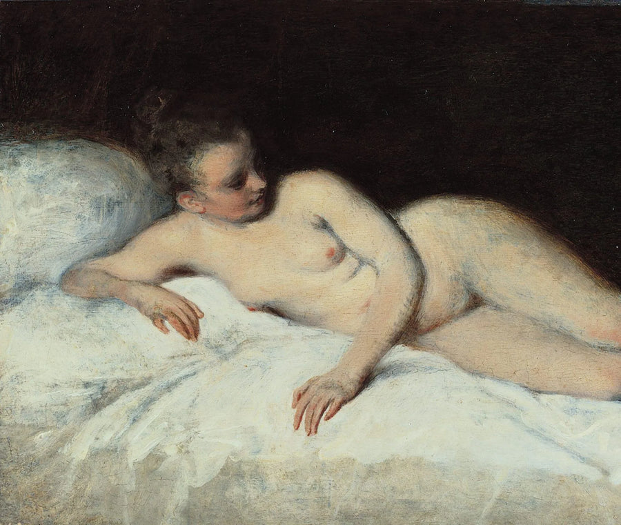 Nu liggende - Antoine Watteau