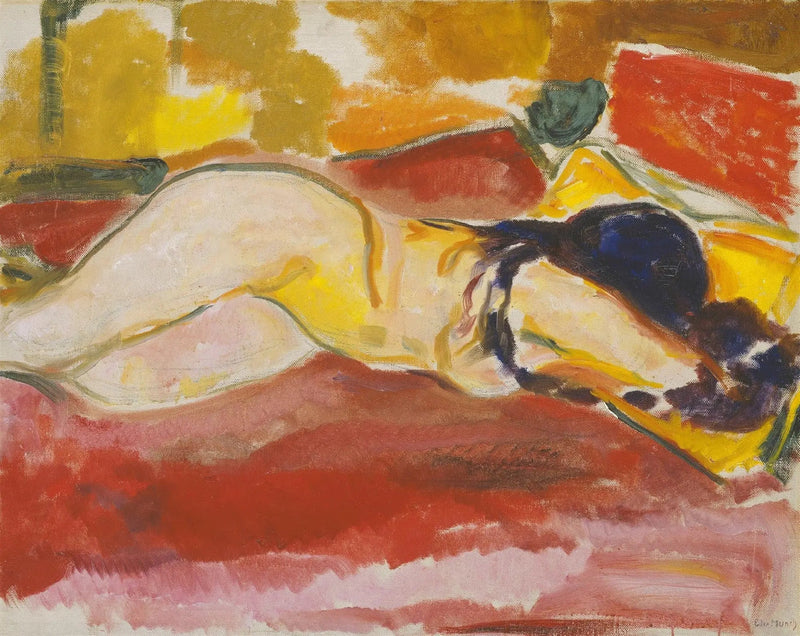 Nu liggende - Edvard Munch