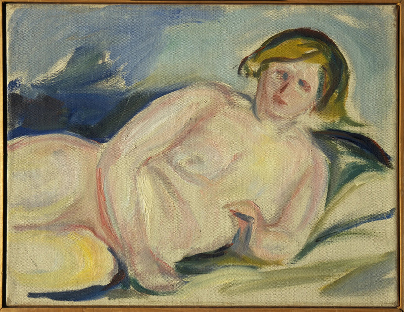 Nu liggende - Edvard Munch