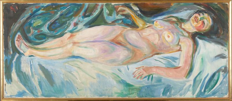 Nu liggende: nat - Edvard Munch