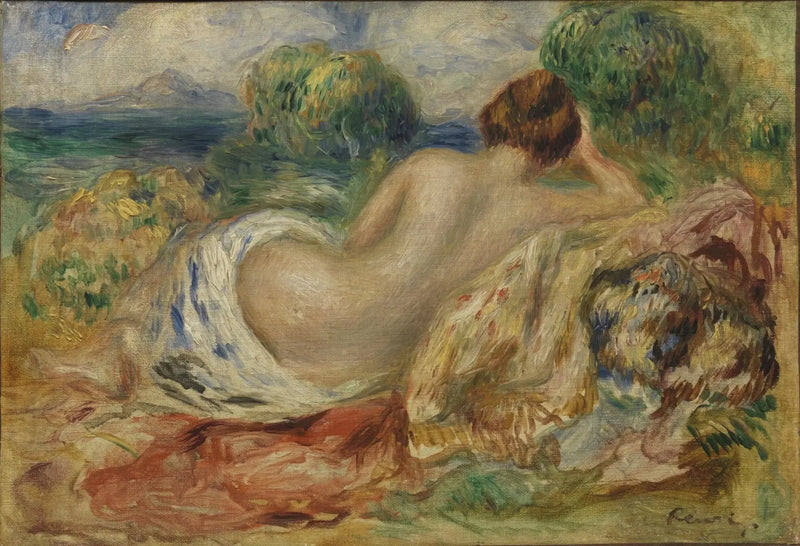 Nu i et landskab - Pierre-Auguste Renoir