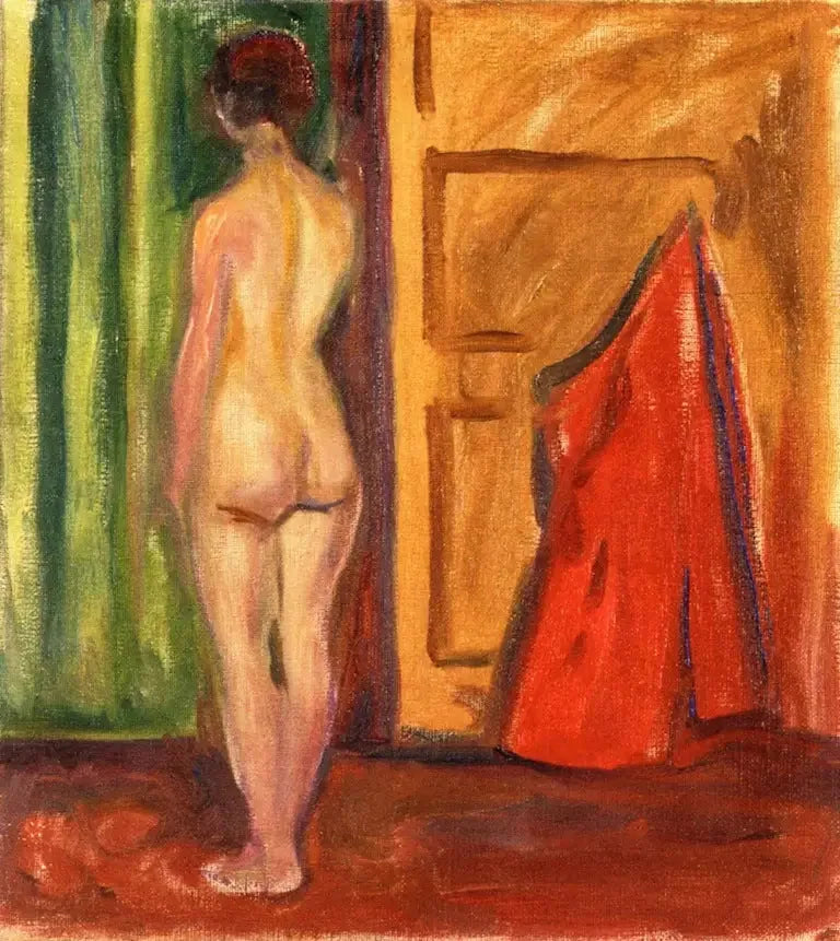 Nu fra ryggen - Edvard Munch