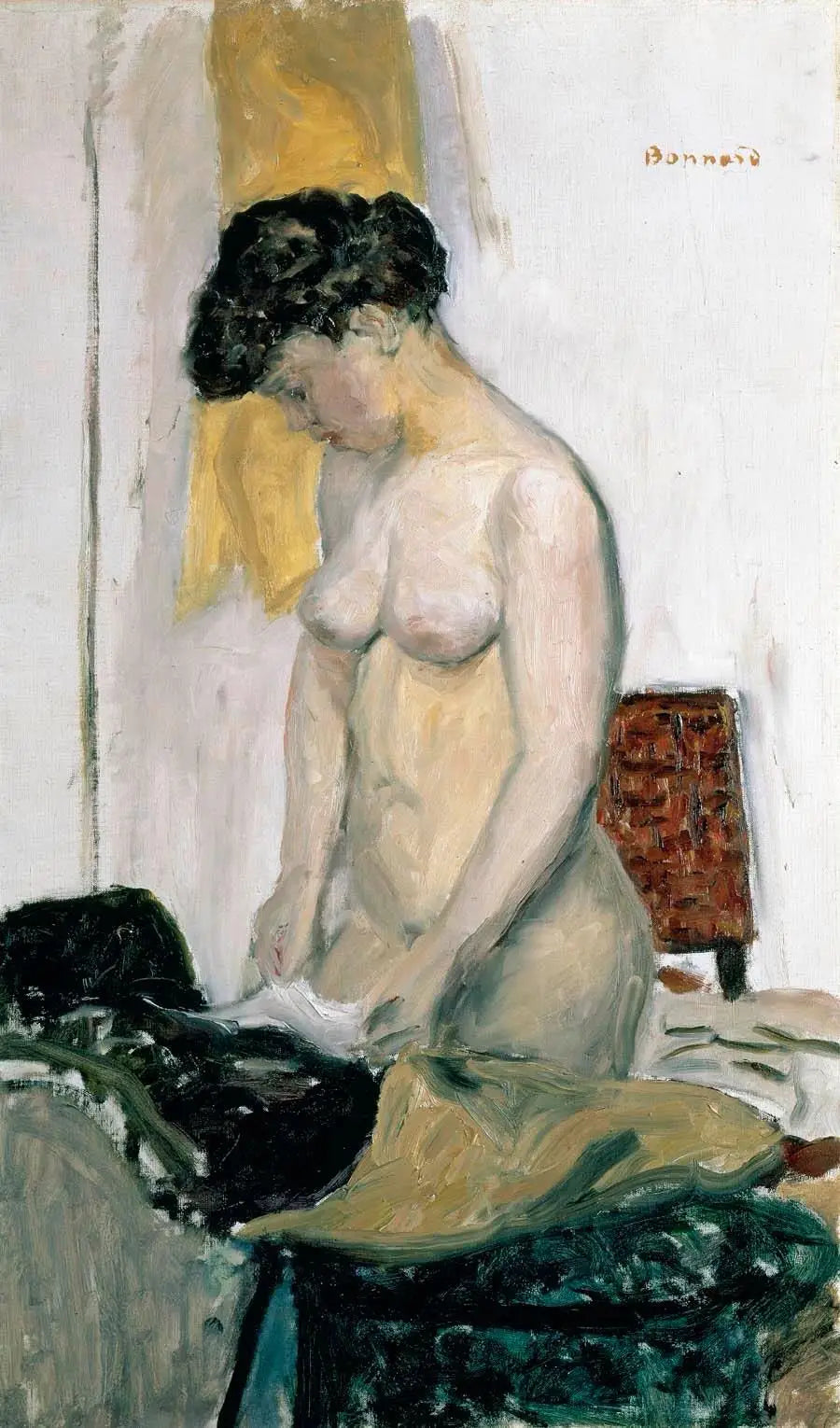 Nu stående, i profil - Pierre Bonnard