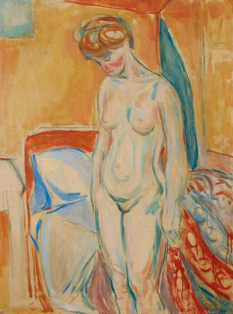 Nu debout - Edvard Munch image 1 reproduction artisanale de tableau