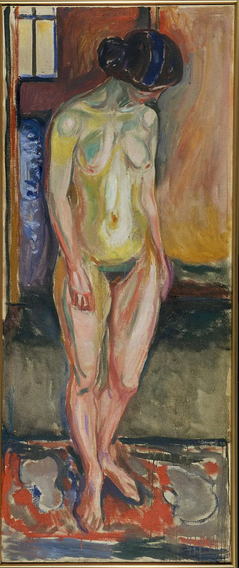 Nu stående: aften - Edvard Munch