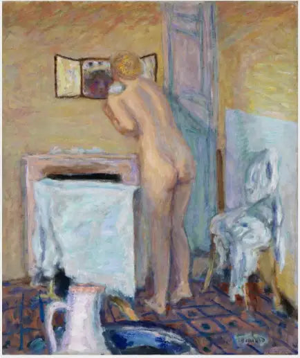 Nu foran et spejl - Pierre Bonnard