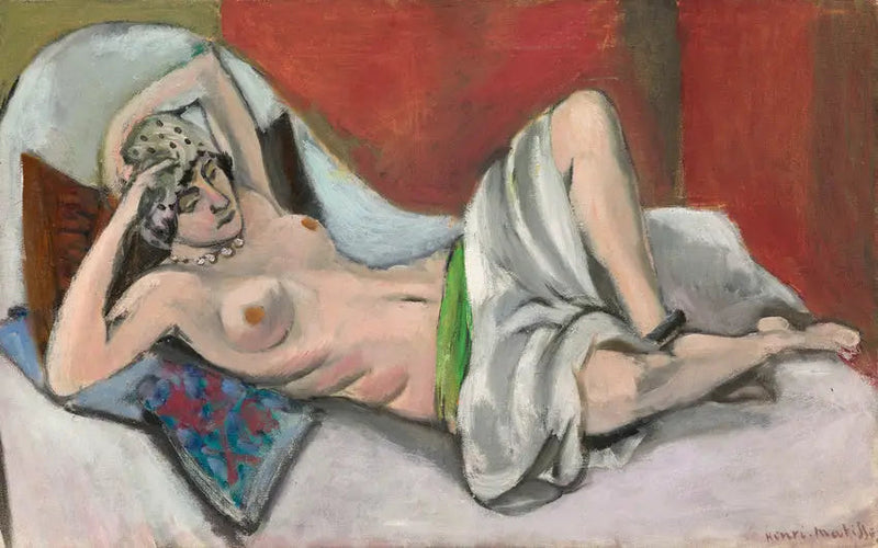 Nu draperet udstrakt - Henri Matisse