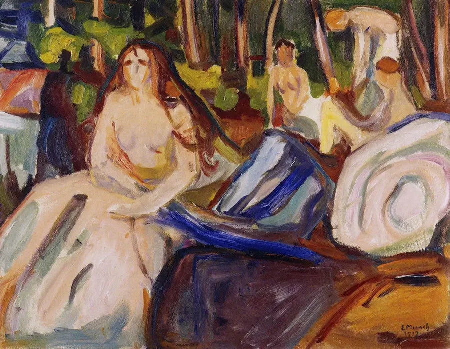 Nu i skoven - Edvard Munch