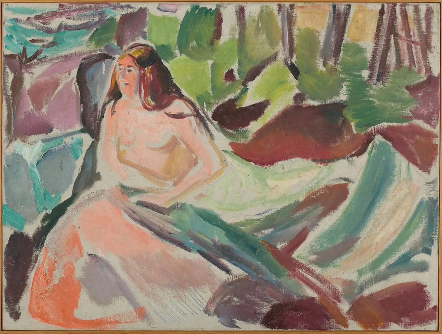 Nu i skoven - Edvard Munch