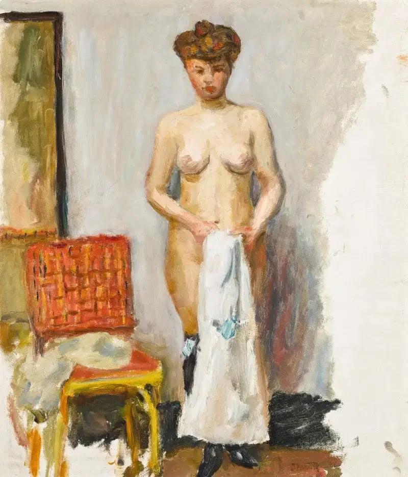 Nu. Den røde stol - Pierre Bonnard