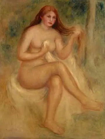 Nu - Pierre-Auguste Renoir image 1 reproduction artisanale de tableau