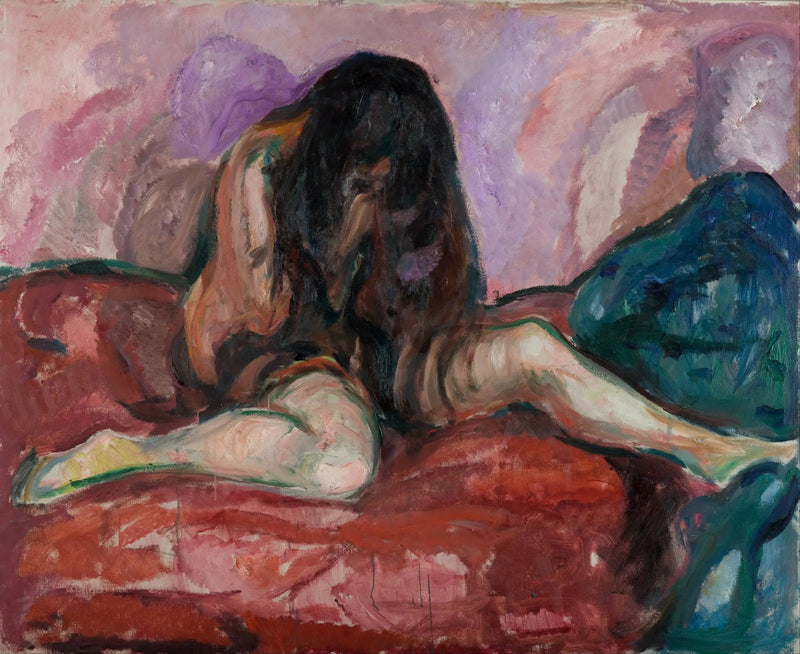 Nu grædende - Edvard Munch