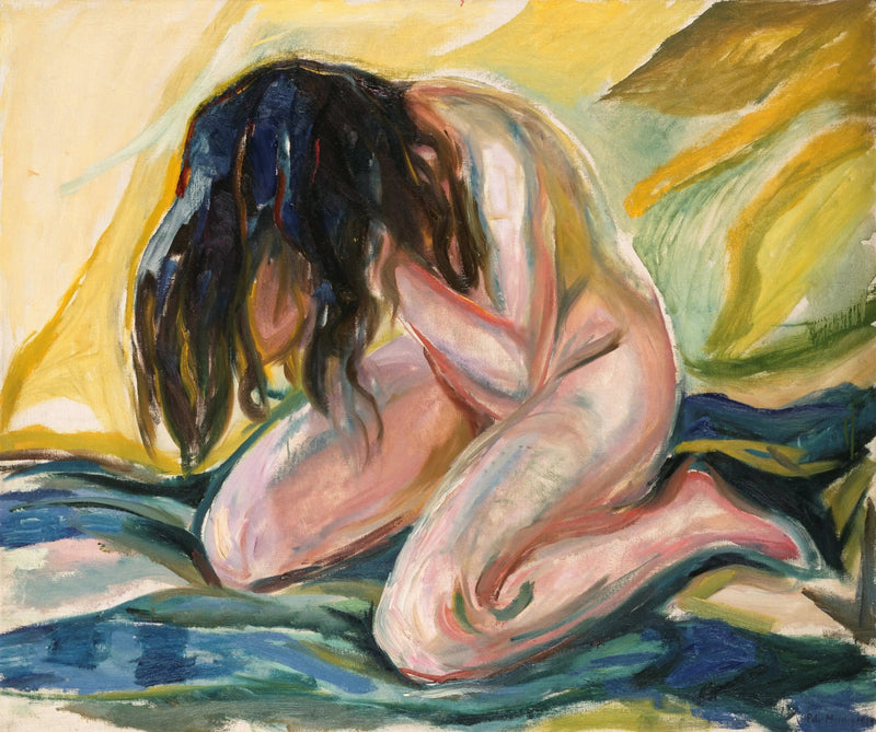 Nu grædende - Edvard Munch