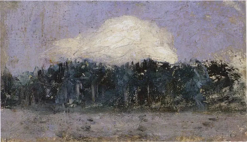 Hvid sky over skoven - Édouard Vuillard
