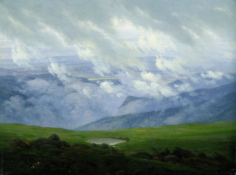 Bevægelse af skyer - Caspar David Friedrich