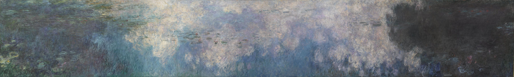 Les Nuages de Claude Monet, 1914–1926 – musée de l’Orangerie INV 20100, trois panneaux