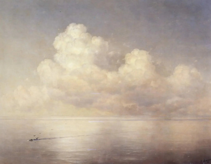 Skyer over havet, roligt - Ivan Aïvazovski