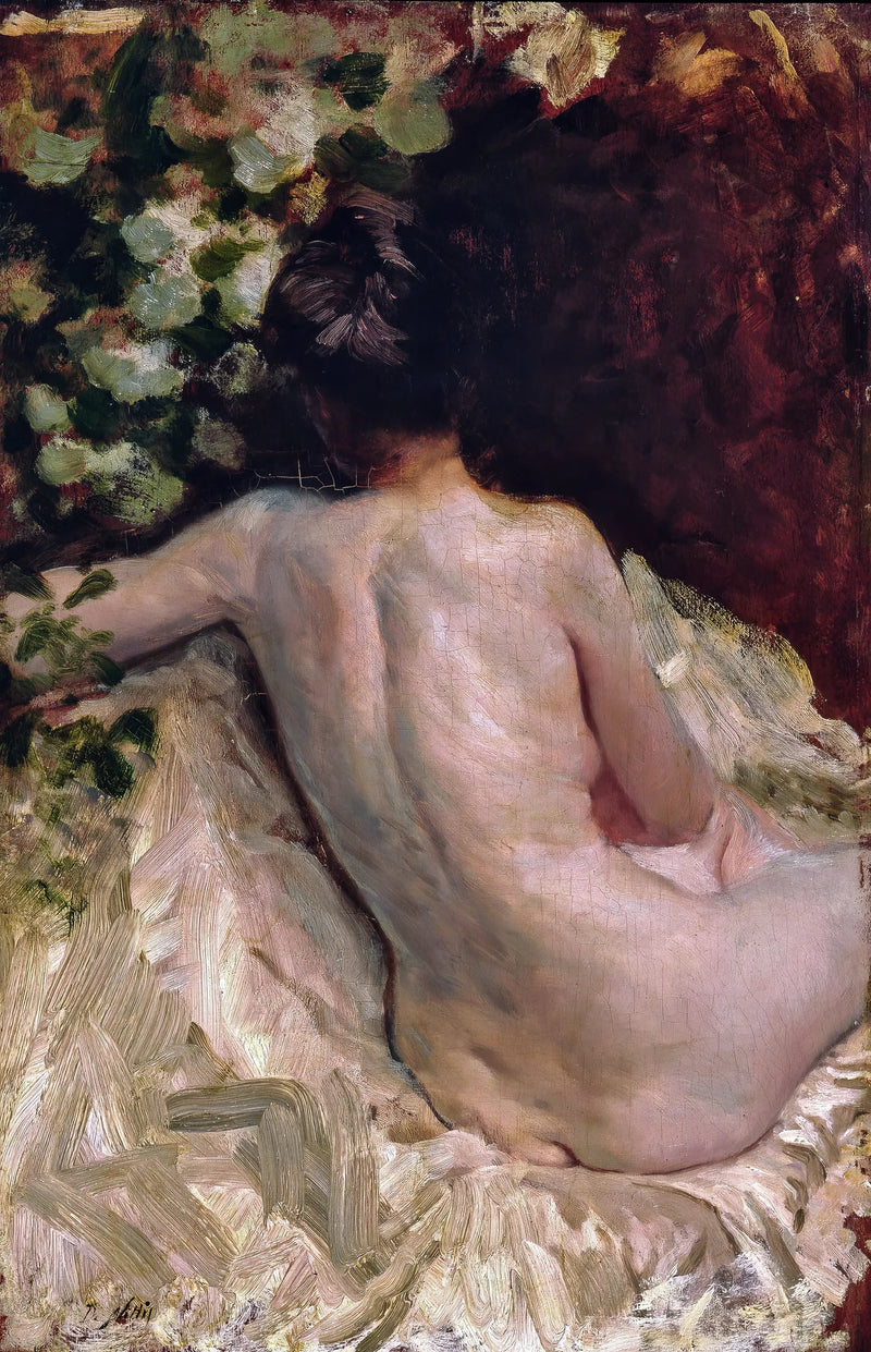 Nøde bagfra (Léontine) - Giuseppe De Nittis