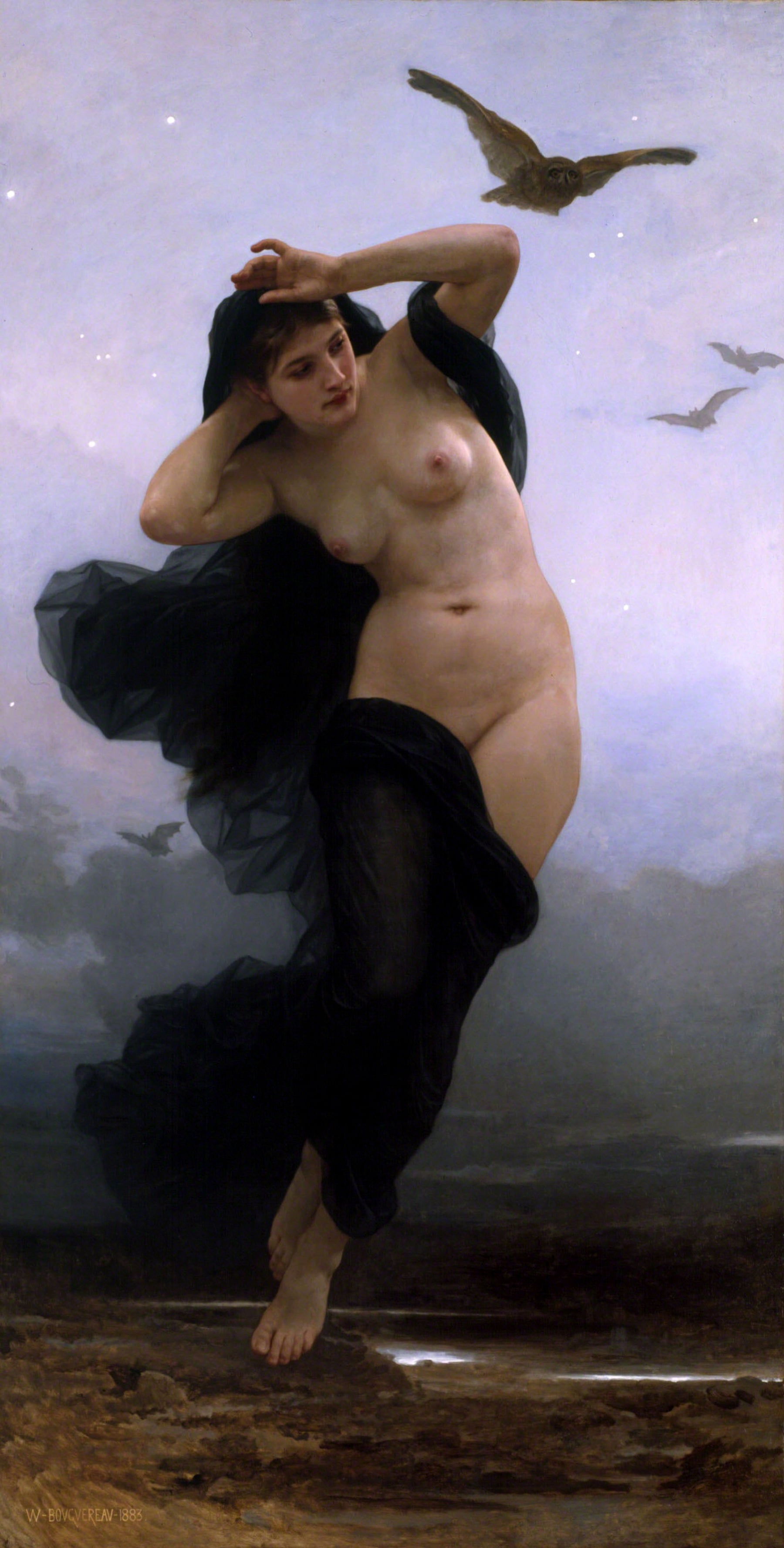 La Nuit (1883) - Bouguereau