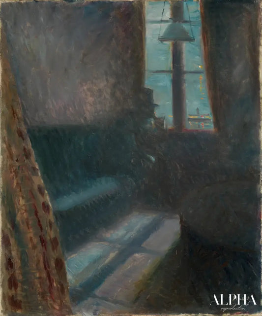 Nuit à Saint-Cloud - Edvard Munch - Reproductions de tableaux et peintures haut de gamme