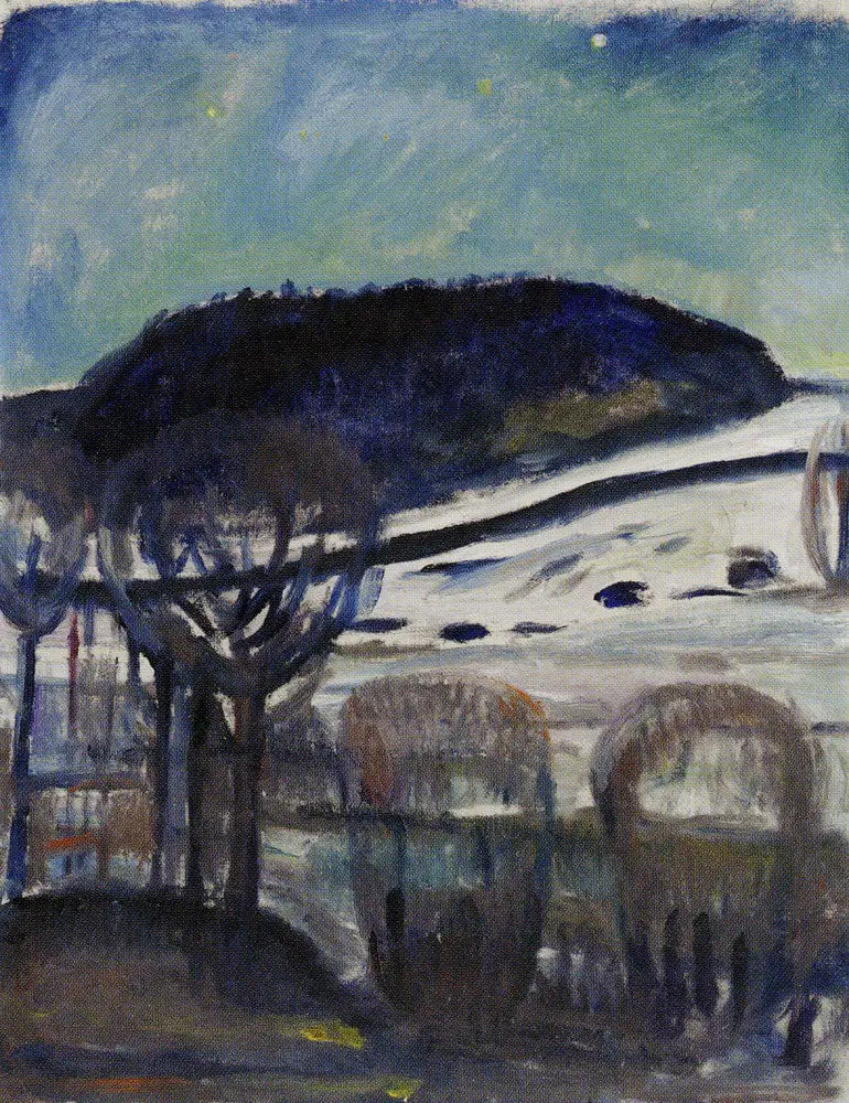 Vinteraften - Edvard Munch