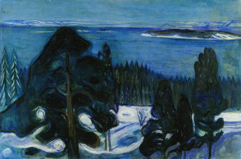 Vinteraften - Edvard Munch