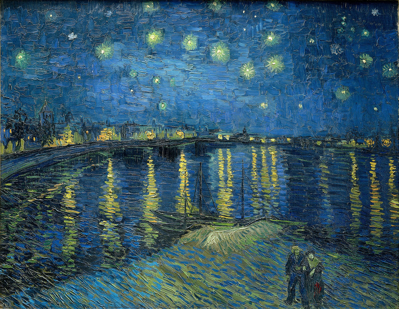 Den stjernebesatte nat over Rhône - Vincent van Gogh