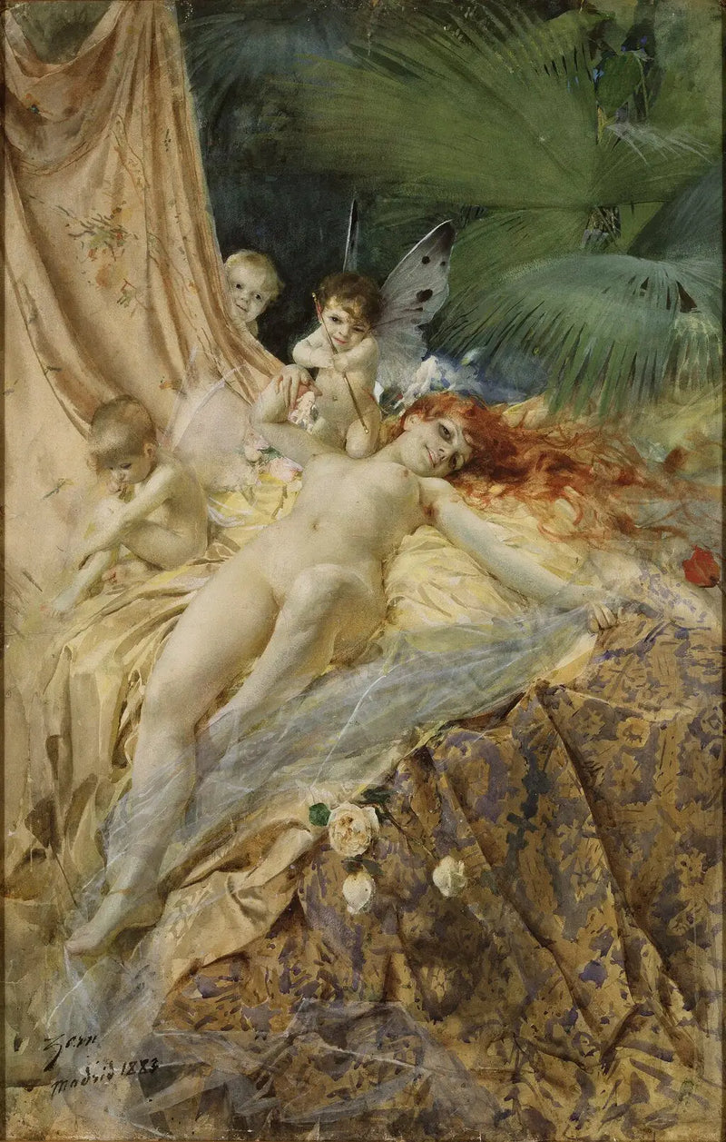 Amorens nymfe - Anders Zorn