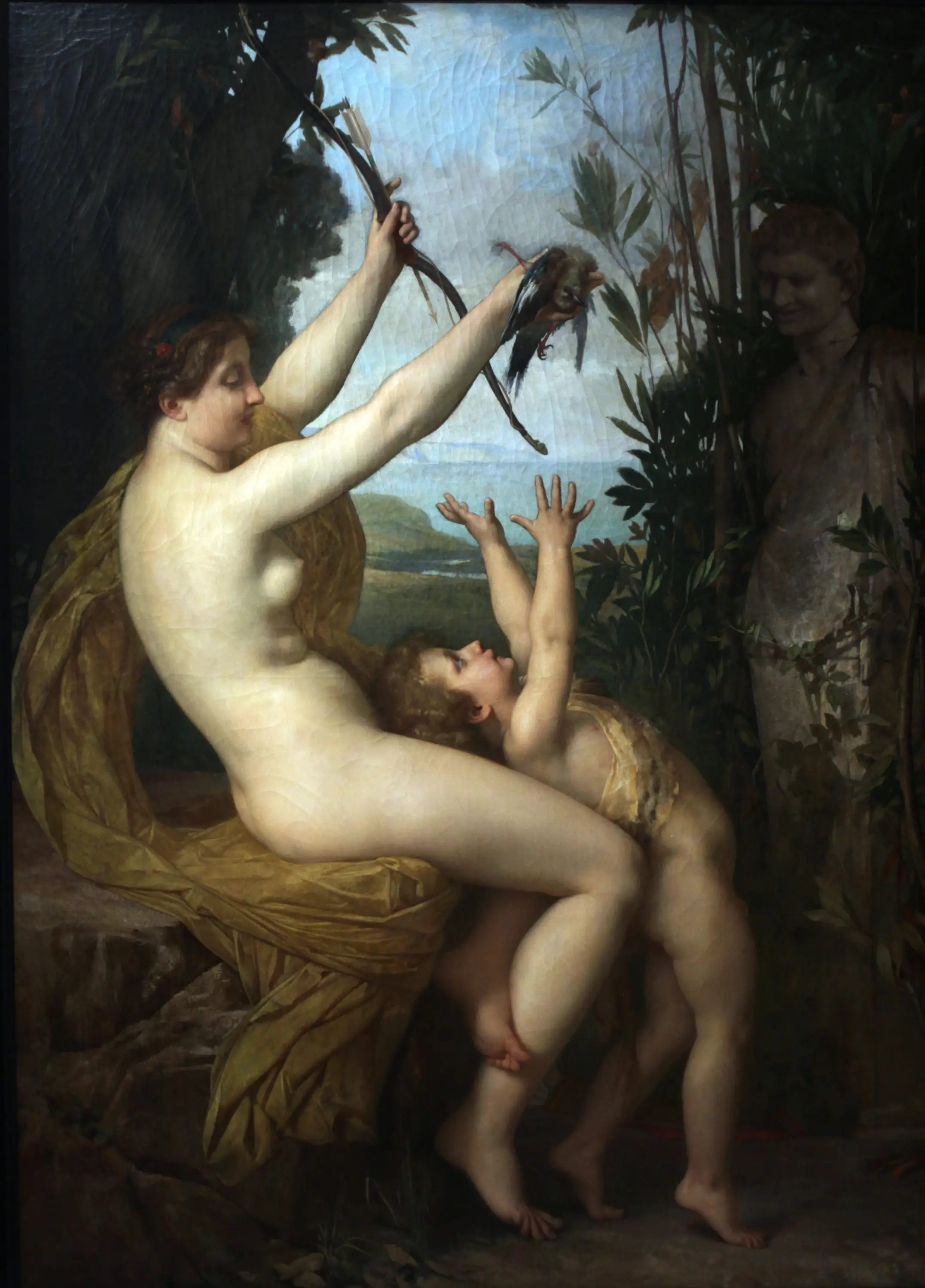 Nymphe et Bacchus - Jules Lefebvre - Alpha Reproduction