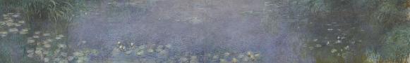 Nymfer, den klare morgen ved piletræerne - Claude Monet