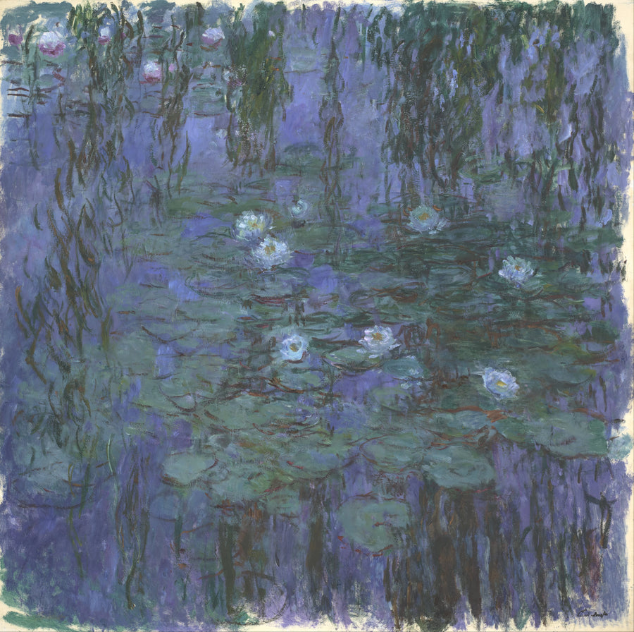 Blå nymfer - Claude Monet