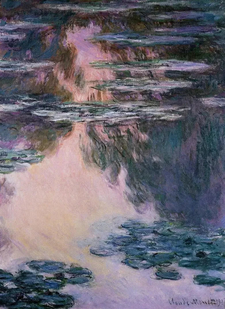 The Water Lilies Basin W1715 - Claude Monet