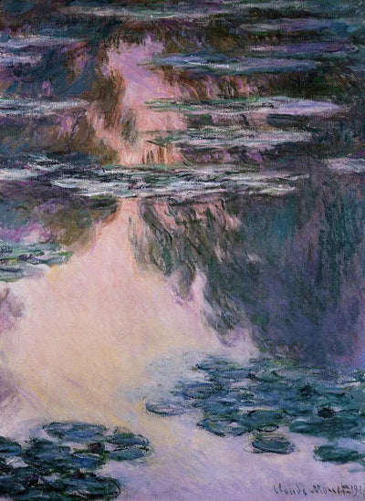 Reproduction du tableau « Nymphéas - Claude Monet » par Alpha Reproduction en peinture à l’huile