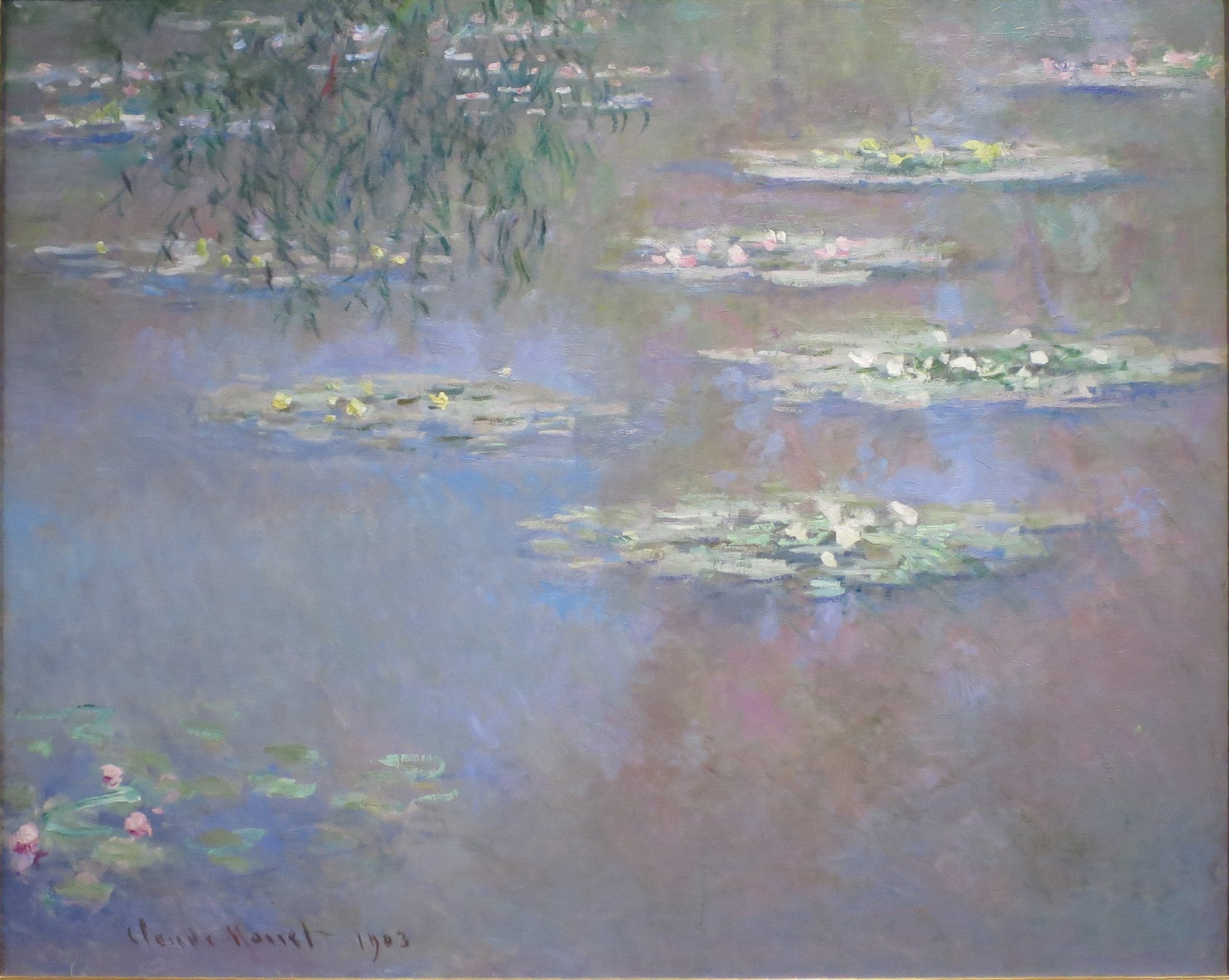 Reproduction du tableau « Nymphéas - Claude Monet » par Alpha Reproduction en peinture à l’huile