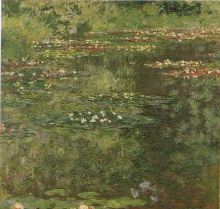 Reproduction du tableau « Nymphéas - Claude Monet » par Alpha Reproduction en peinture à l’huile