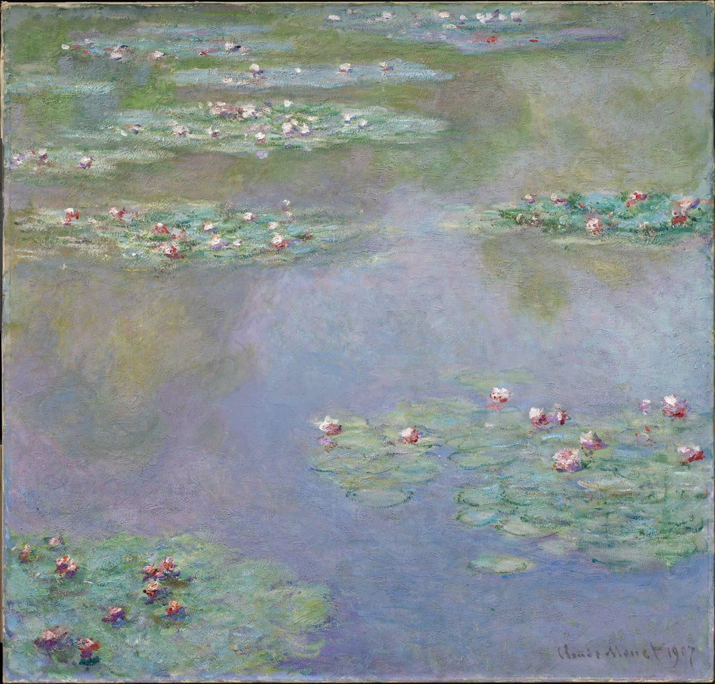 Reproduction du tableau « Nymphéas - Claude Monet » par Alpha Reproduction en peinture à l’huile